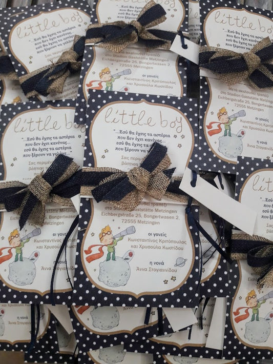 Little Prince themed invitation
