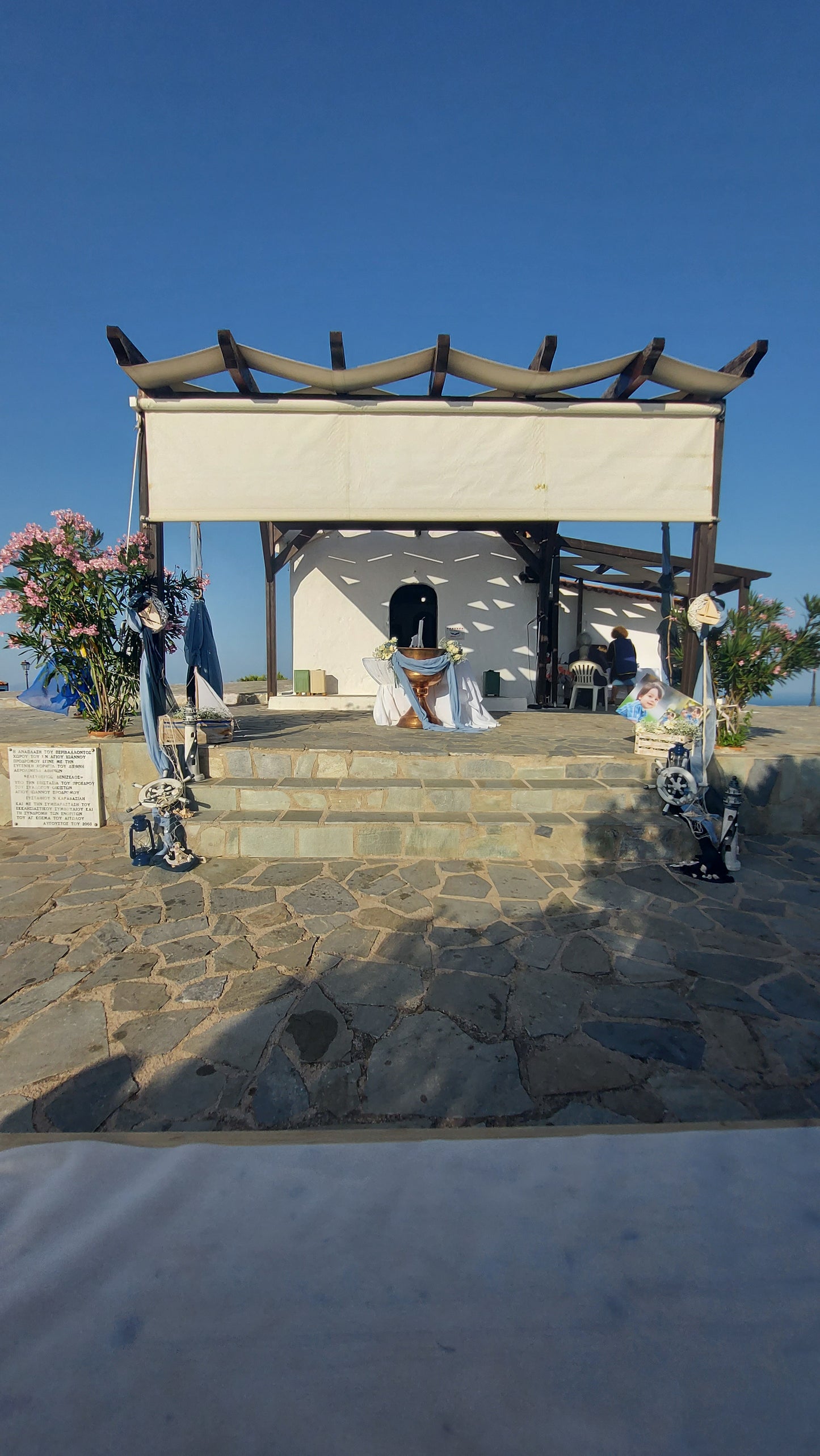 Διακόσμηση Βάπτισης με ναυτικό θέμα