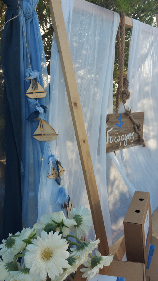 Baptism Decoration with a Nautical Theme