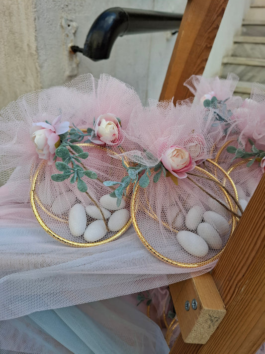 Baptism Decoration for a Girl with a Flower Theme