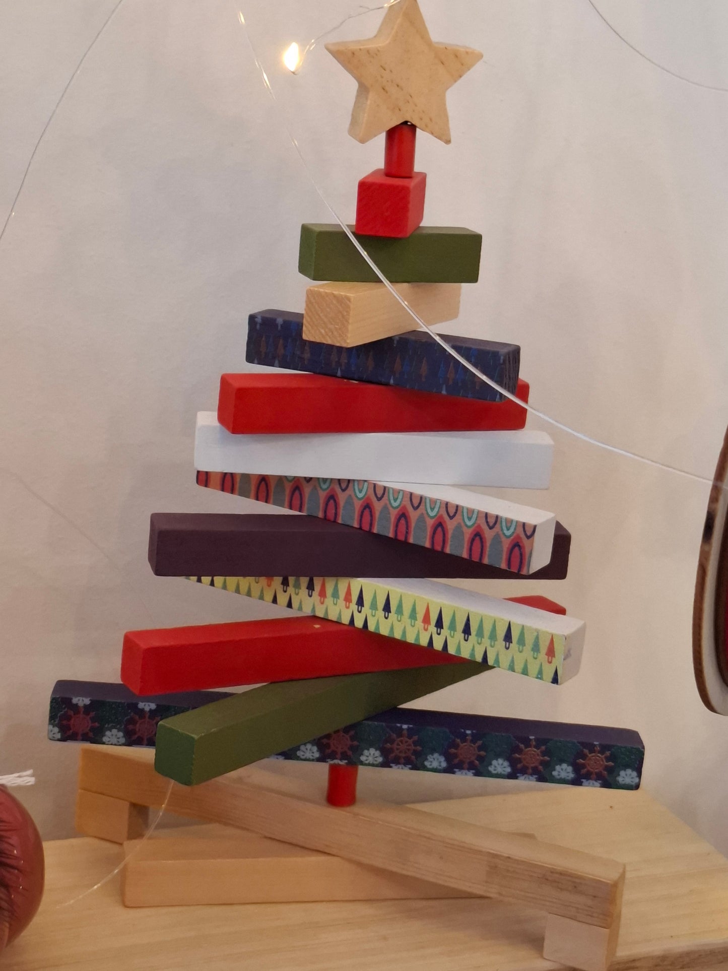 Ξύλινο Χριστουγεννιάτικο Δεντράκι