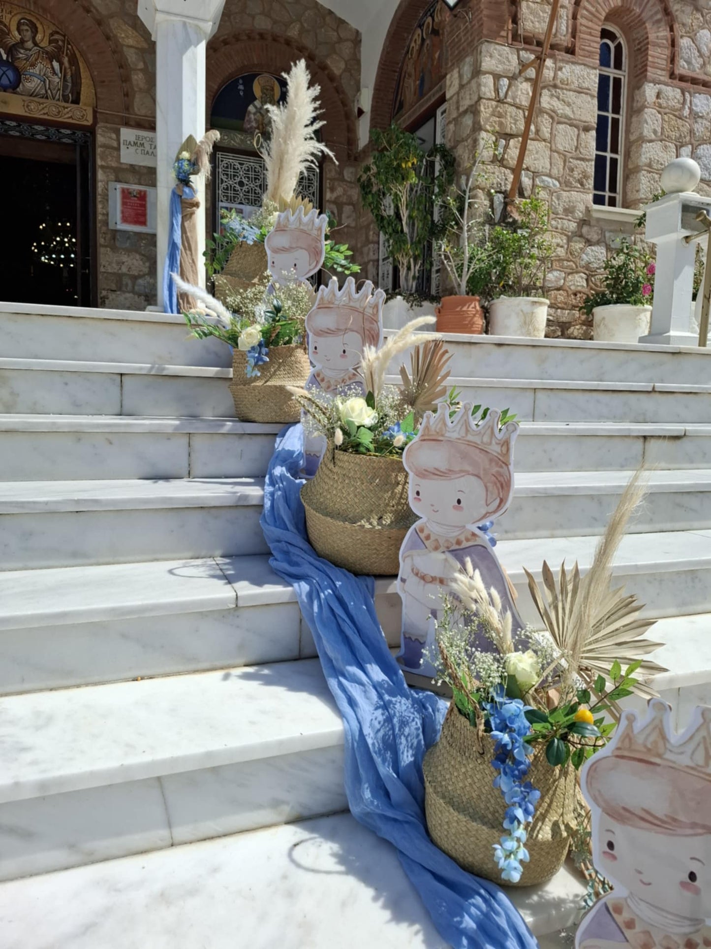 Διακόσμηση Βάπτισης με θέμα 'Πρίγκιπας'