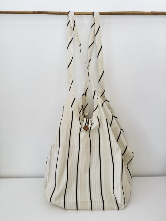 Fabric bag for shopping or for the beach