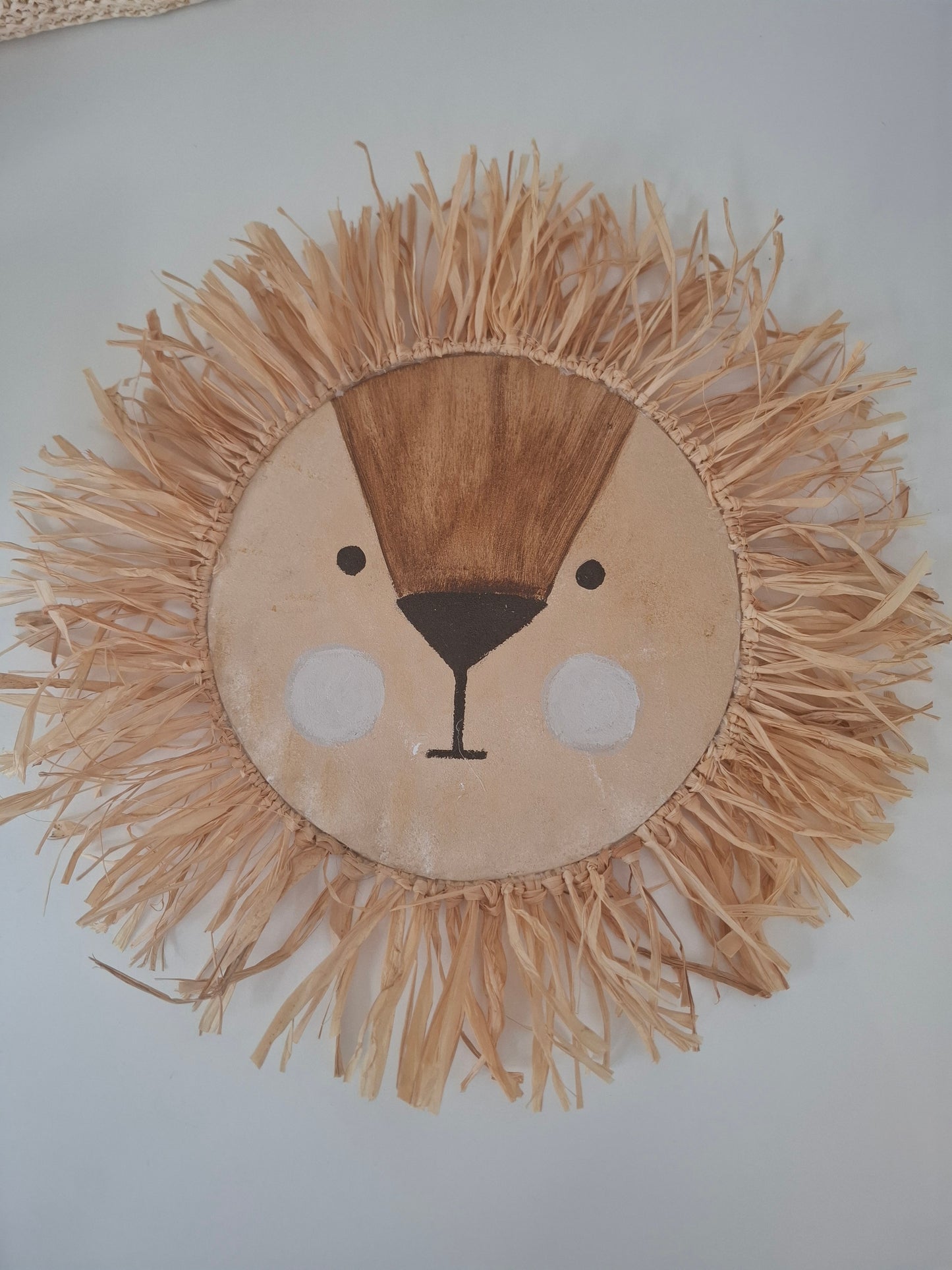 Decorative wooden lion