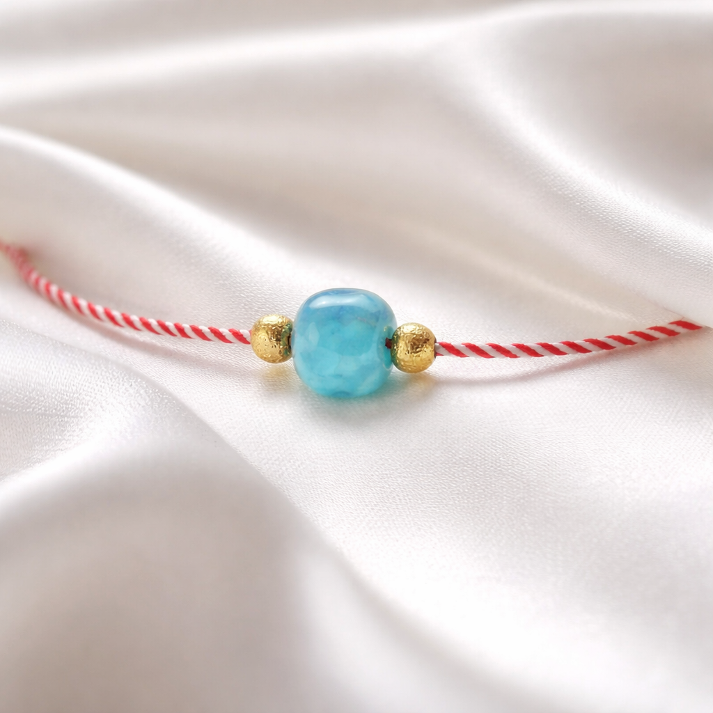 Μαρτάκι με γαλάζια χάντρα