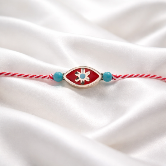 Μαρτάκι με μεταλλικό στοιχείο ματάκι