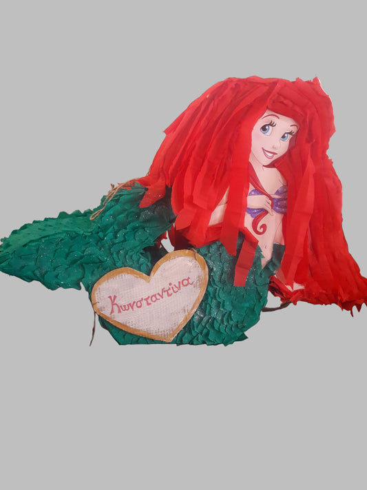 Πινιάτα για πάρτυ γοργόνα Ariel