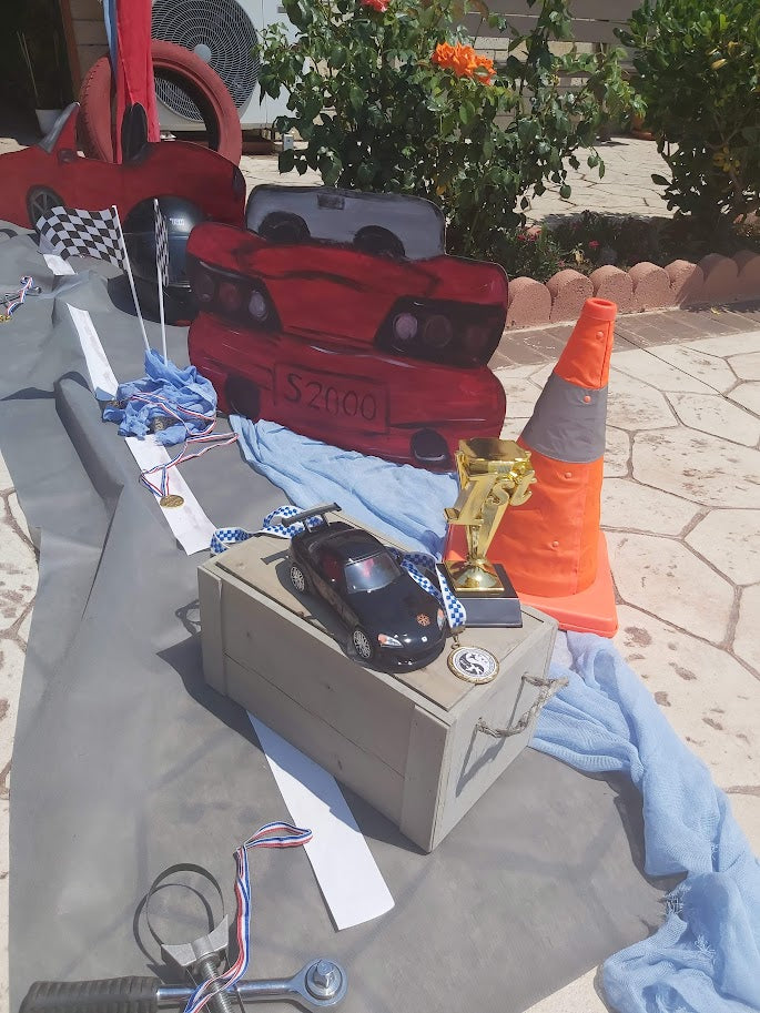 Διακόσμηση Βάπτισης με θέμα Αυτοκίνητο