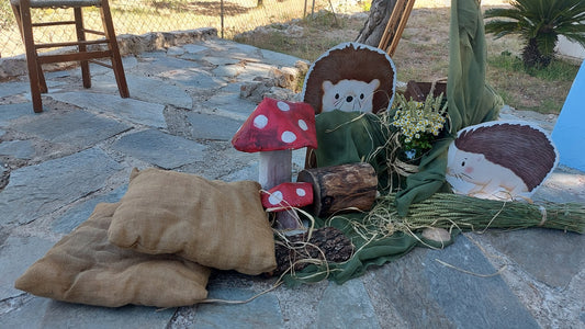 Διακόσμηση Βάπτισης με θέμα Σκαντζόχοιρο