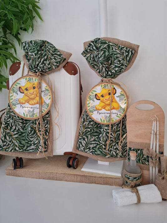 Godfather Baptism Set with the Lion Cub