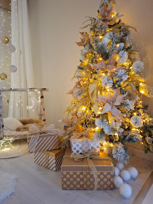 Χριστουγεννιάτικη Διακόσμηση σε στούντιο φωτογράφισης