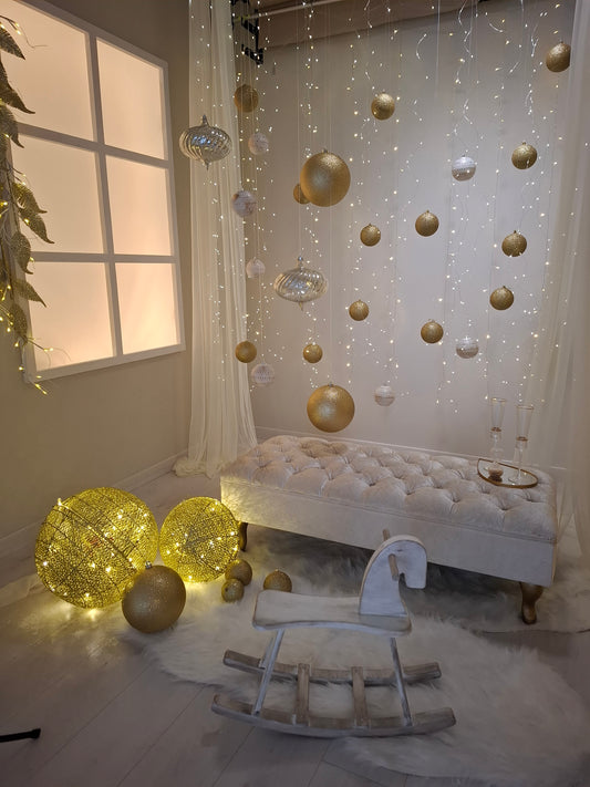 Χριστουγεννιάτικη Διακόσμηση σε στούντιο φωτογράφισης