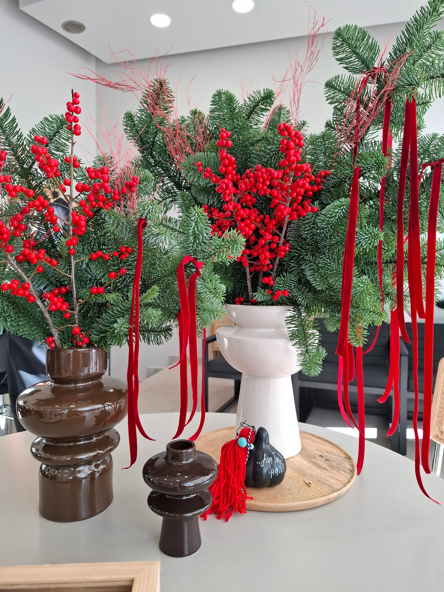 Χριστουγεννιάτικη Διακόσμηση σε κομμωτήρια