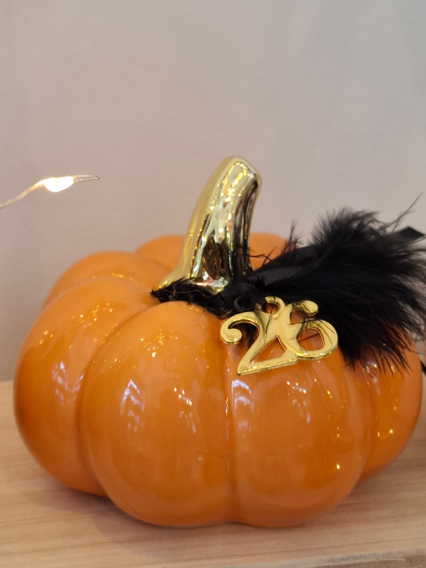 Γούρι κεραμική κολοκύθα  10χ9