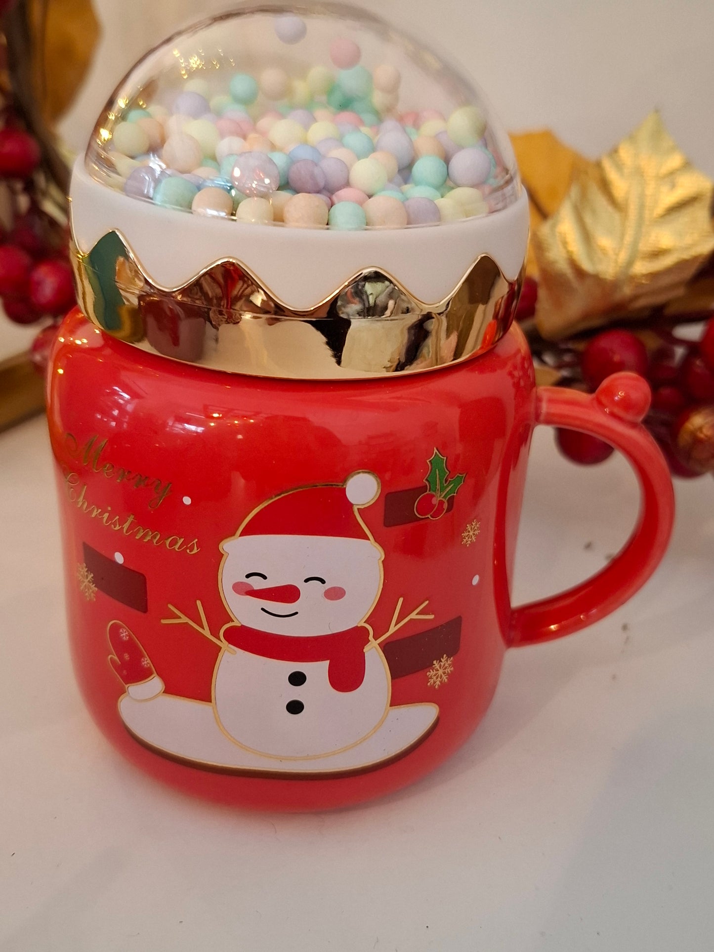 Χριστουγεννιάτικη κούπα χιονόμπαλα