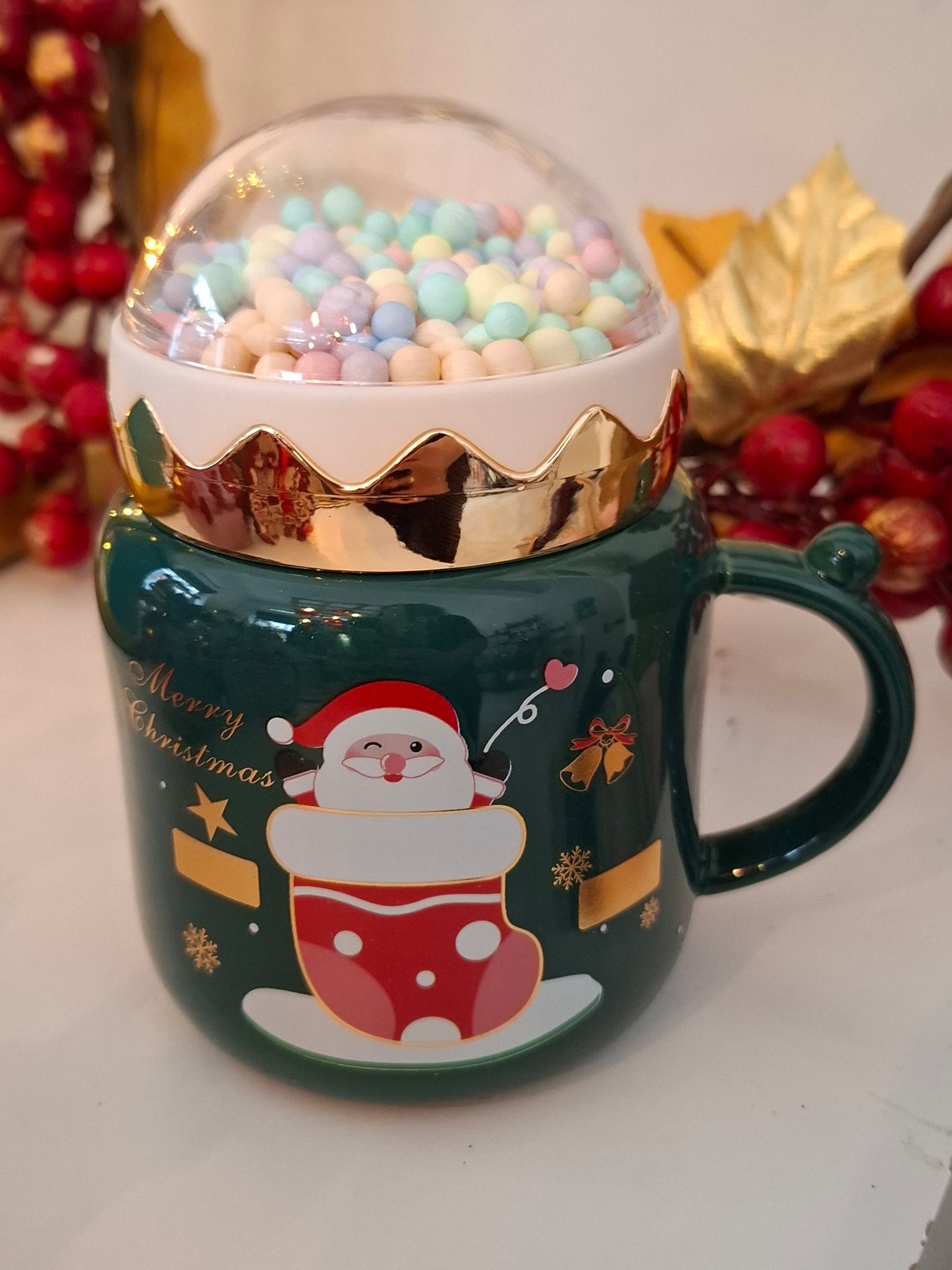 Χριστουγεννιάτικη κούπα χιονόμπαλα