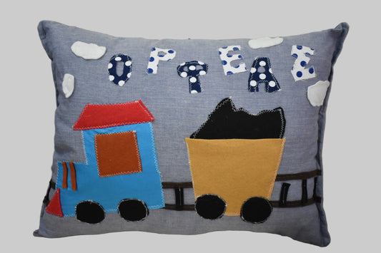 Children's Decorative Train Pillow