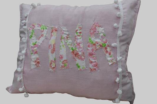 Children's Decorative Pillow with Name