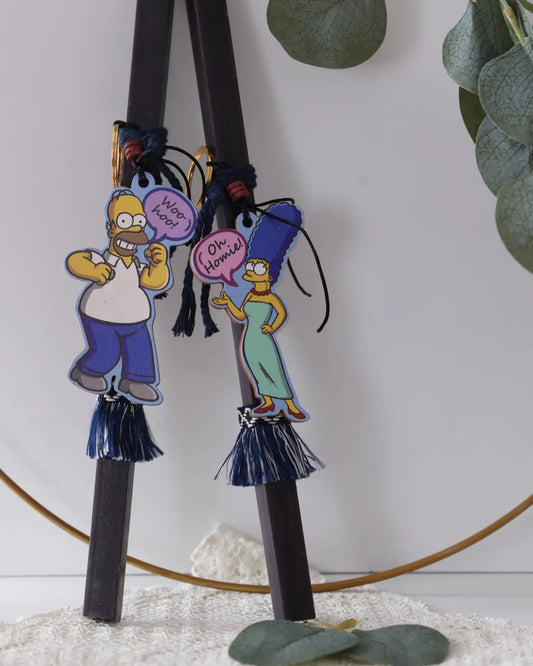Πασχαλινές λαμπάδες για ζευγάρια The Simpsons