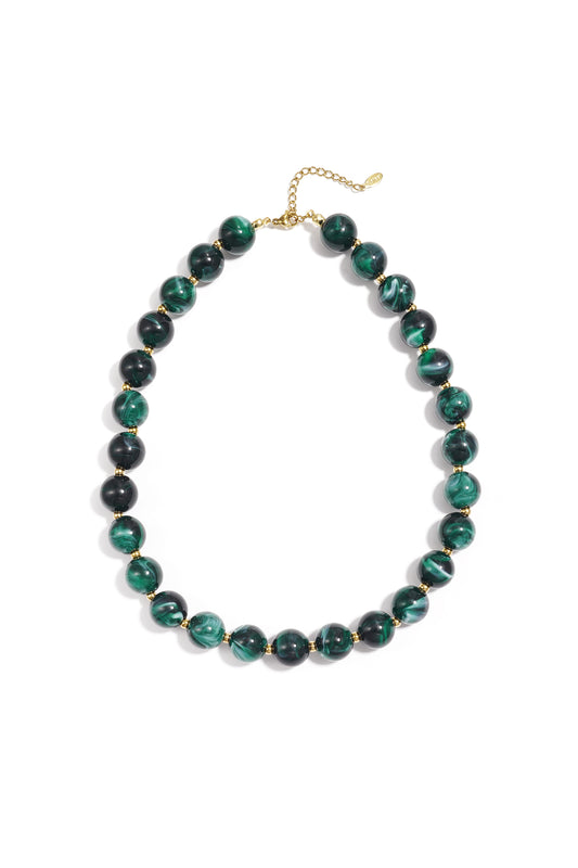 Κολιέ με ακρυλικές χάντρες Χάντρες