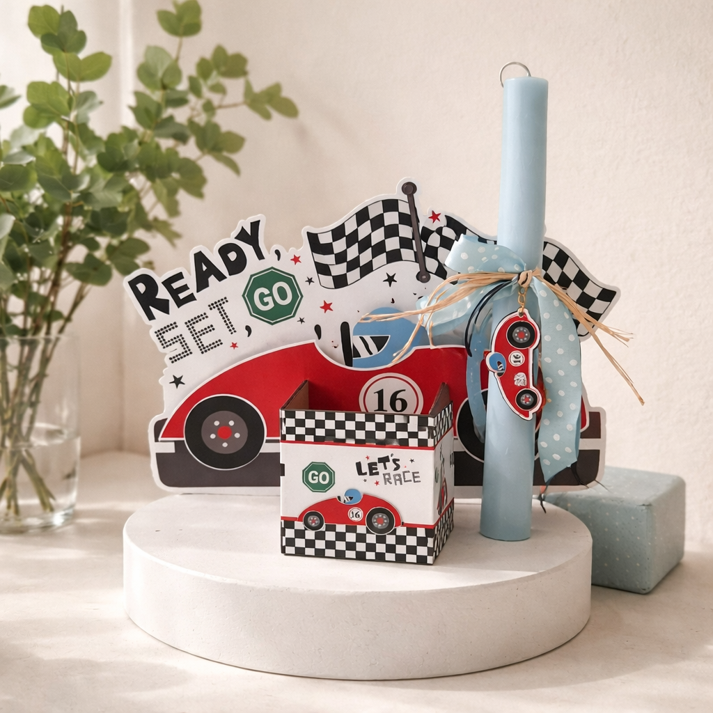 Πασχαλινή Λαμπάδα FORMULA 1 με μολυβοθήκη